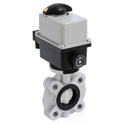FKOF/CE 90-240V AC LUG ISO-DIN DN 65-100 - electrically actuated butterfly valve