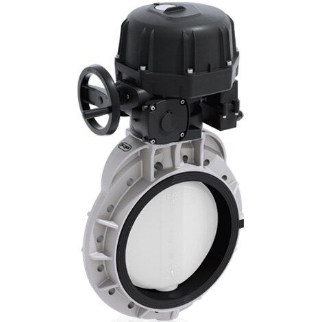 FKOF/CE 24V AC/DC DN 350-400 - electrically actuated butterfly valve