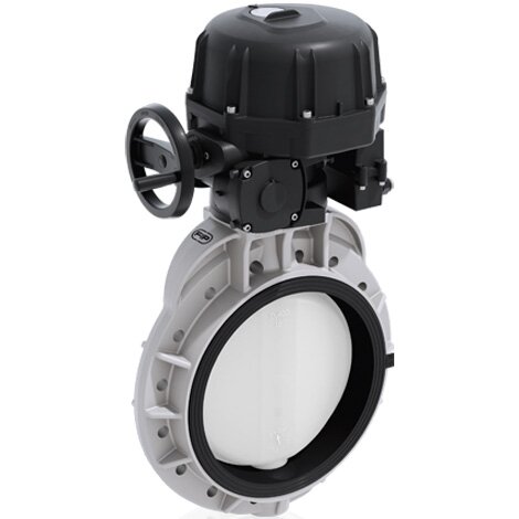 FKOF/CE 90-240V AC DN 350-400 - electrically actuated butterfly valve