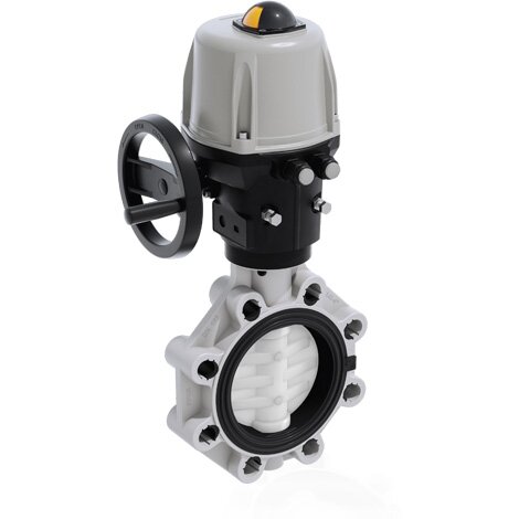 FKOF/CE 90-240V AC DN 125-200 - electrically actuated butterfly valve