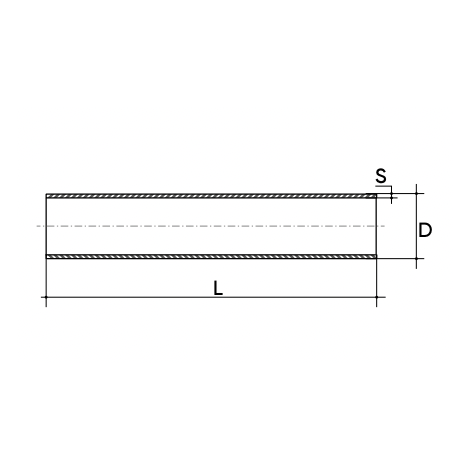 Tubo a pressione in PVC-U liscio Disegno del tubo a pressione in PVC-U liscio
