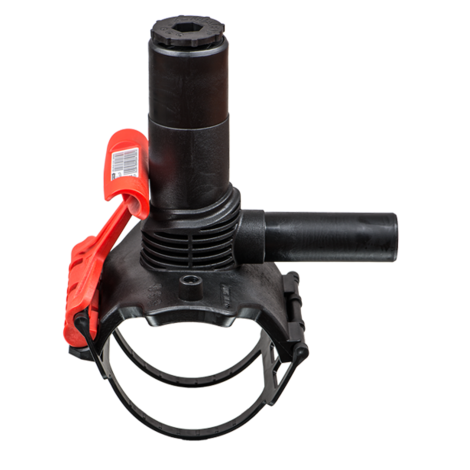 Pressure Tapping Tees with extra long outlet spigot