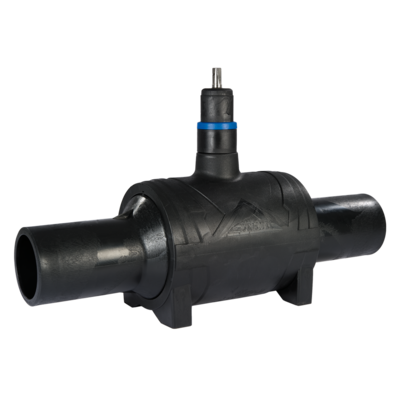 <P>PE shut-off valve without flow losses</P>