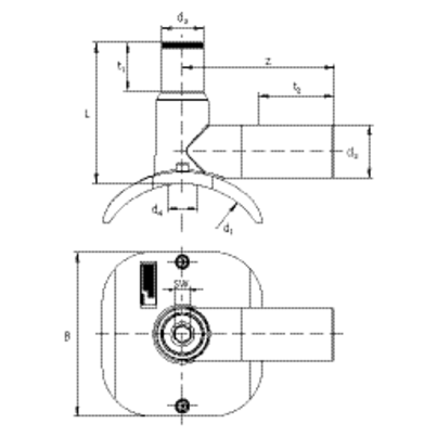 <TEXT><P>Pressure Tapping Tee Top-Loading and Top-Loading/Relining with extra long outlet spigot</P></TEXT>
