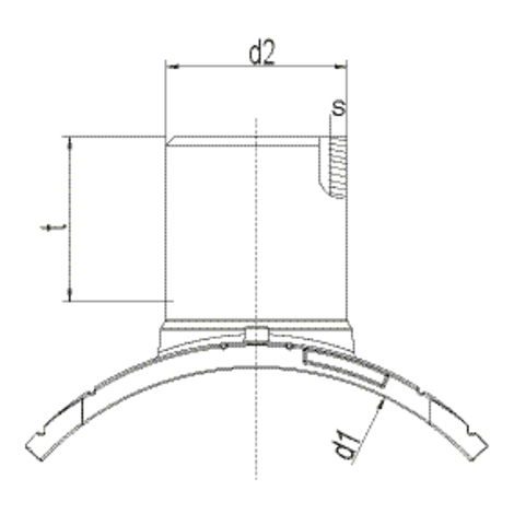 Σέλα Spigot ASA UNI SDR 17