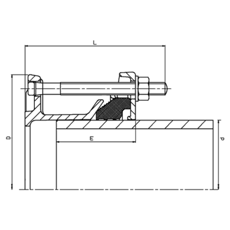 Wide-Range Flange Adaptor