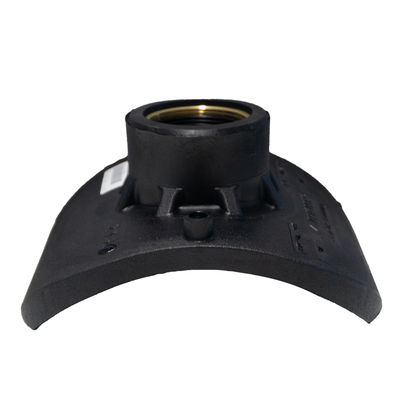 <P>Saddle with female thread top-loading for transition HD-PE/metal</P>