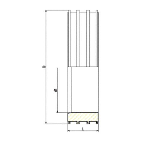 Shaft lining adapter for prefabricated concrete sewage inspection chambers