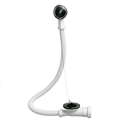 Hand operated flexible bathtub outlet