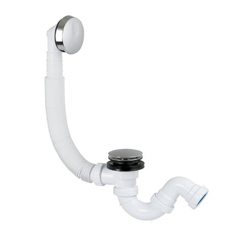 CLICK-CLACK system operated flexible bathtub outlet CLICK-CLACK system operated flexible bathtub outlet