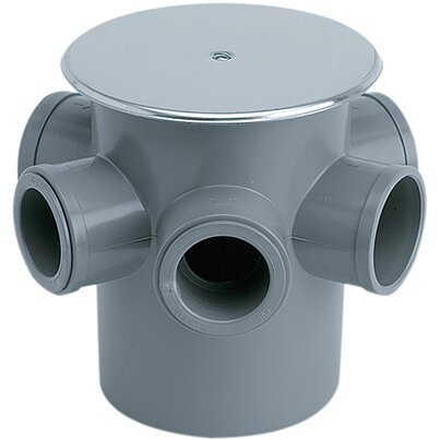 Complete PVC floor trap Complete PVC floor trap