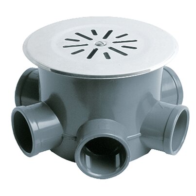 Complete PVC floor trap Complete PVC floor trap