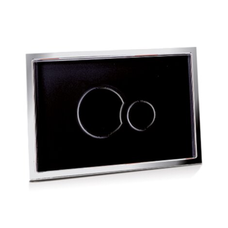 Operating glass plate for cisterns with 170/100 mm register