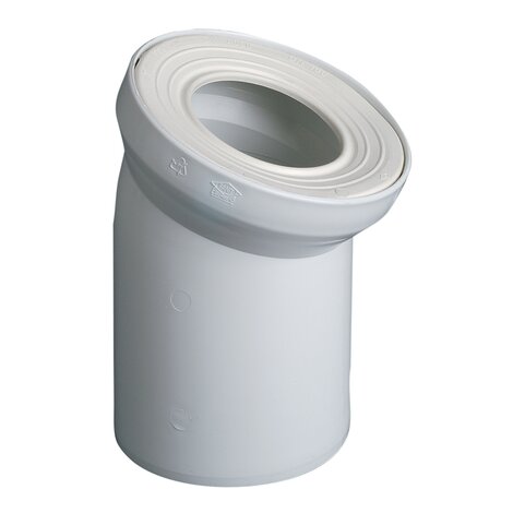 Bend toilet sleeve