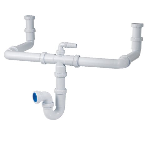 Space saving colector with S trap Space saving colector with S trap