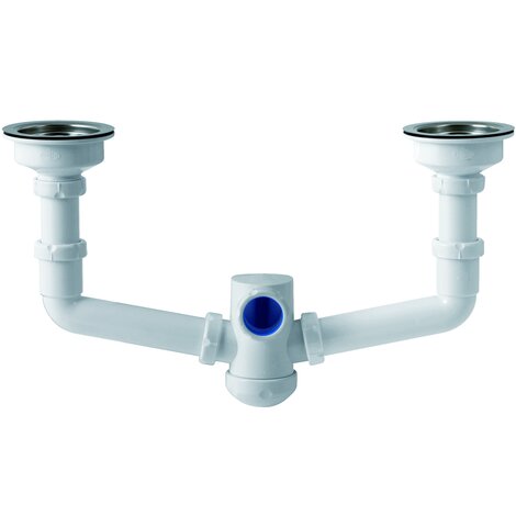 Trapped collector with basket valves Trapped collector with basket valves