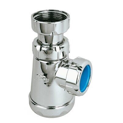 Chromed washbasin trap Chromed washbasin trap