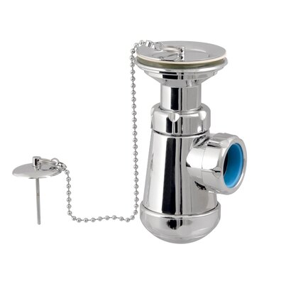 Chromed washbasin trap Chromed washbasin trap