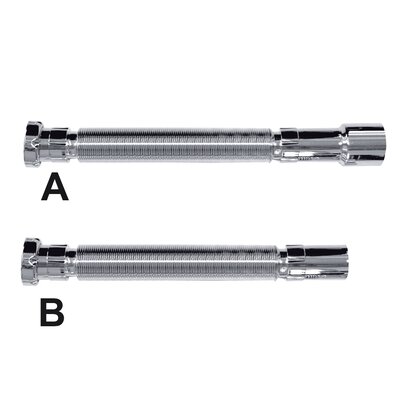 Flex. coupling with butt joint-chromed