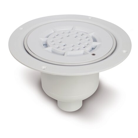 Floor gully for vinyl floor finishing vertical outlet Floor gully for vinyl floor finishing vertical outlet