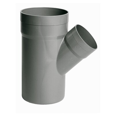 Male/fem 45º branch reducer at center