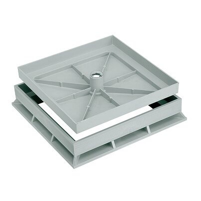 Molded cover with rim