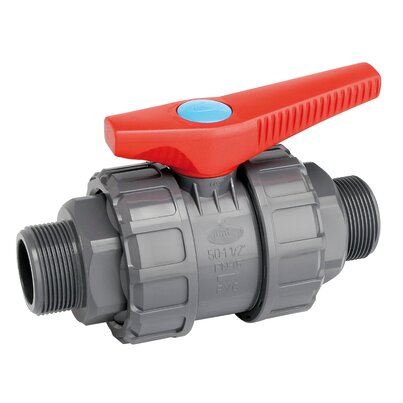 Ball valve male threaded socket