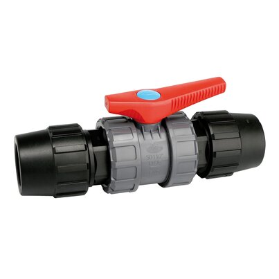 Ball valve PE pipe connector