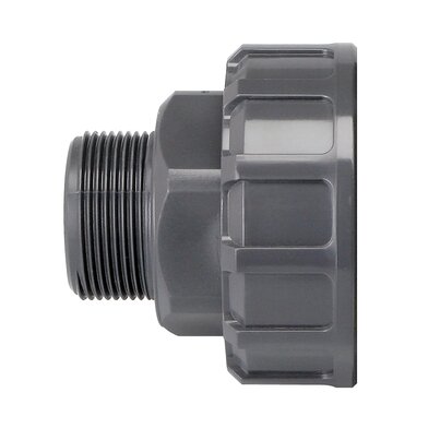 PVC ball valve male threaded union