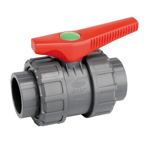 Ball valve solvent socket. PE Seats Ball valve solvent socket. PE Seats