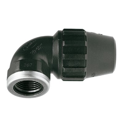 90° female threaded elbow WITHOUT metal reinforcement