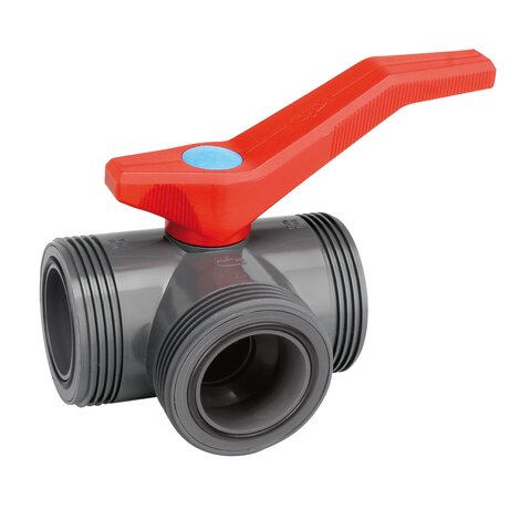 Central body for three way ball valves Central body for three way ball valves