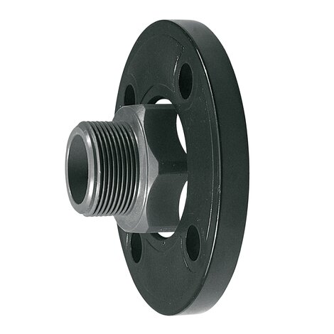 Male threaded coupling with flange Male threaded coupling with flange