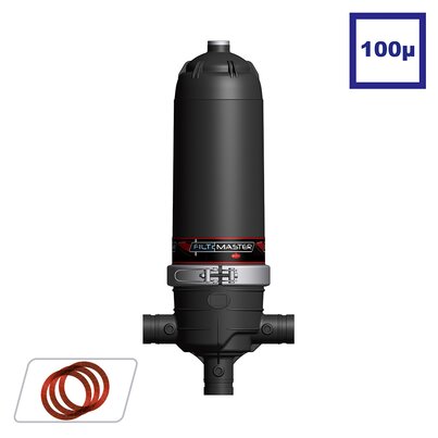 2'' long hydrocyclonic disc filter.