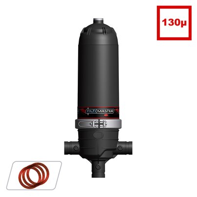 2'' long hydrocyclonic disc filter.