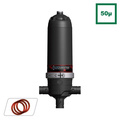 2'' long hydrocyclonic disc filter.