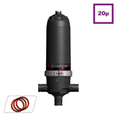 2'' long hydrocyclonic disc filter.