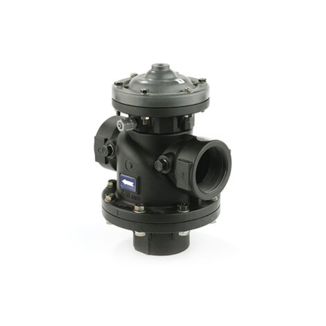 Angular backwash valve