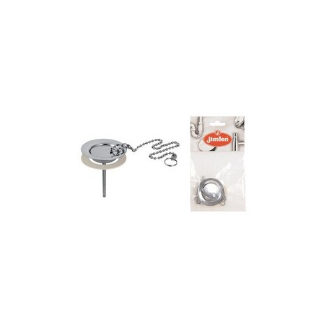 Set of grid plug and chain for washbasin-bidet Set of grid plug and chain for washbasin-bidet