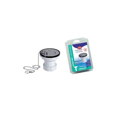 Waste outlet with abs chromed plug