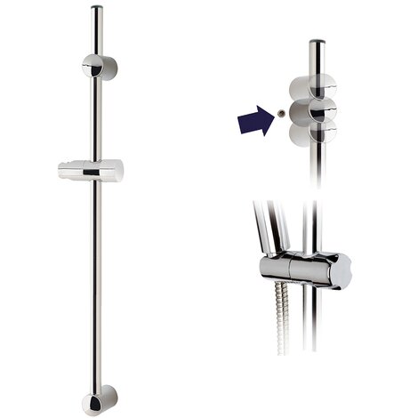 Sliding bar with upper fi xing walls