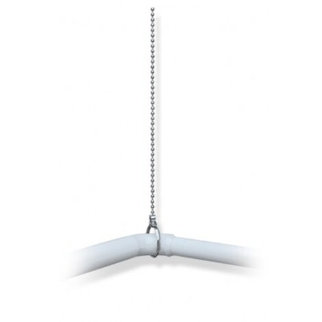 Chain for shower curtain rod.