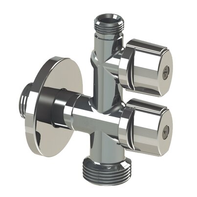 Brass three ways valve