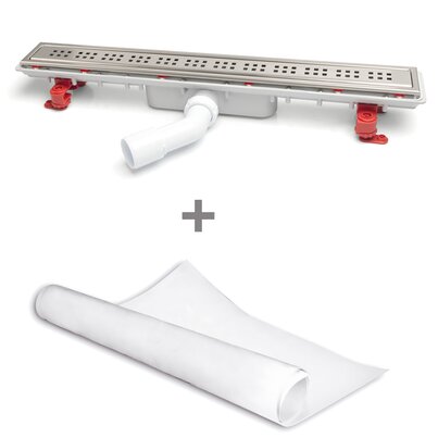 Linnum channel reduced height swivelling outlet. Visible frame and waterproofed fabric