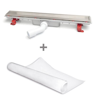 Linnum channel reduced height swivelling outlet. Visible frame and waterproofed fabric