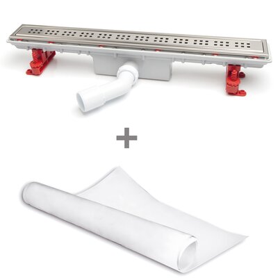 Linnum channel swivelling outlet. Visible frame and waterproofed fabric