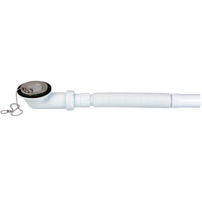 Waste outlet horizontal outlet with flexible