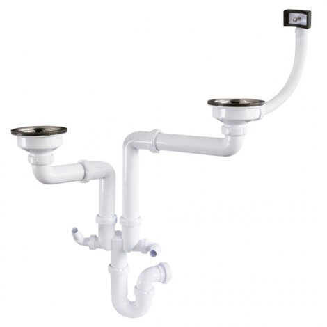 Space saving colector with S trap
