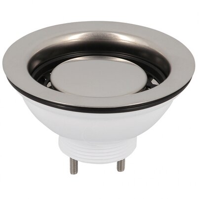 Basket waste outlet for kitchen sinks