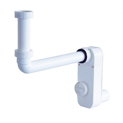 Visible Trap with extensible neck and connection flat ring. Includes fixation nuts.